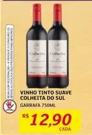 Oferta de Sul - Vinho Tinto Suave Do por R$12,9 em Assaí Atacadista