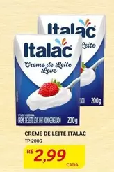 Oferta de Italac - Creme De Leite por R$2,99 em Assaí Atacadista