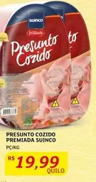 Oferta de Premiada - Presunto Cozido Premiada Suinco por R$19,99 em Assaí Atacadista