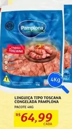 Oferta de Pamplona - Linguiça Tipo Toscana Congelada por R$64,99 em Assaí Atacadista