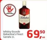 Oferta de Whisky Escoces Ballantine's por R$69,9 em Tenda Atacado