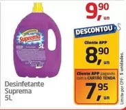 Oferta de Suprema - Desinfetante por R$9,9 em Tenda Atacado