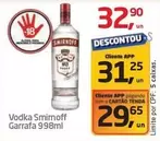 Oferta de Smirnoff - Vodka por R$32,9 em Tenda Atacado