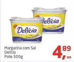 Oferta de Q Delicia - Margarina Com Sal por R$4,89 em Tenda Atacado