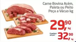 Oferta de Bovina - Carne Bovina Acém, Paleta Ou Peito Peça A Vácuo por R$29,9 em Tenda Atacado