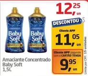 Oferta de Baby Soft - Amaciante Concentrado por R$12,25 em Tenda Atacado