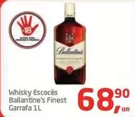 Oferta de Whisky Escoces Ballantine's por R$68,9 em Tenda Atacado