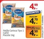 Oferta de Camil - Feijão Carioca Tipo 1 por R$4,99 em Tenda Atacado