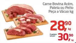 Oferta de Bovina - Carne Bovina Acém, Paleta Ou Peito Peça A Vácuo por R$28,9 em Tenda Atacado