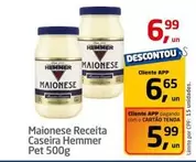 Oferta de Hemmer - Maionese Receita Caseira por R$6,99 em Tenda Atacado