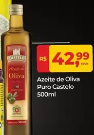 Oferta de Castelo - Azeite De Oliva Puro por R$42,99 em Tonin Superatacado