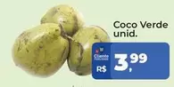 Oferta de Coco Verde por R$3,99 em Tonin Superatacado