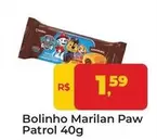 Oferta de Marilan - Bolinho  Paw por R$1,59 em Tonin Superatacado