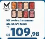 Oferta de Member's Mark - Kit Cortes Da Semana por R$109,98 em Sam's Club