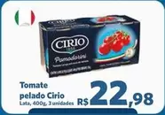 Oferta de Cirio - Tomate Pelado por R$22,98 em Sam's Club