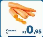 Oferta de Cenoura por R$0,95 em Sam's Club