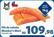 Oferta de Vale - Filé De Salmão por R$109,98 em Sam's Club