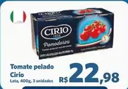 Oferta de Cirio - Tomate Pelado por R$22,98 em Sam's Club