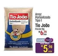 Oferta de Tio João - Arroz Parboilizado Tipo 1 por R$6,79 em Super Muffato