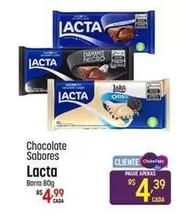 Oferta de Lacta - Chocolate Sabores por R$4,99 em Super Muffato