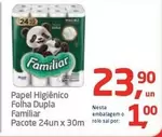 Oferta de Familiar - Papel Higiênico Folha Dupla por R$23,9 em Tenda Atacado