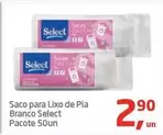 Oferta de Saco Para Lixo De Pia Branco por R$2,9 em Tenda Atacado