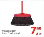 Oferta de Condor - Vassoura Com Cabo  Madri por R$7,99 em Tenda Atacado