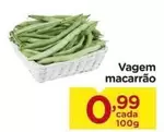 Oferta de Vagem macarrão por R$0,99 em Carrefour