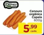 Oferta de Brasil - Cenoura Orgânica por R$5,99 em Carrefour