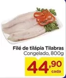 Oferta de De   - Filé De Tilápia Tilabras por R$44,9 em Carrefour