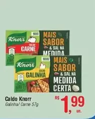 Oferta de Knorr - Caldo por R$1,99 em Fort Atacadista