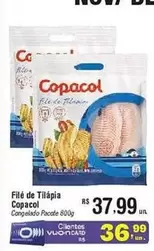 Oferta de Copacol - Filé De Tilápia por R$37,99 em Fort Atacadista