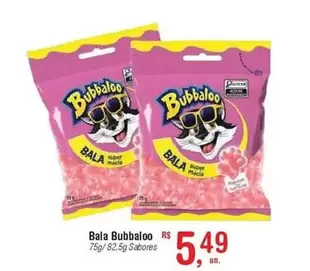 Oferta de Bubbaloo - Bala por R$5,49 em Fort Atacadista