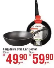 Oferta de Chic - Frigideira  Lar Boston por R$49,9 em Fort Atacadista