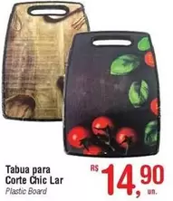 Oferta de Lar - Tabua Para Corte Chic por R$14,9 em Fort Atacadista