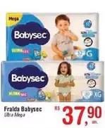 Oferta de Babysec - Fralda por R$37,9 em Fort Atacadista