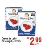 Oferta de Piracanjuba - Creme De Leite por R$2,99 em Fort Atacadista