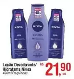 Oferta de Nivea - Loção Desodorante/Rs Hidratante por R$21,9 em Fort Atacadista