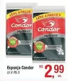 Oferta de Condor - Esponja por R$2,99 em Fort Atacadista