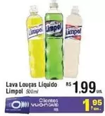 Oferta de Limpol - Lava Louças Líquido por R$1,99 em Fort Atacadista