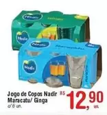 Oferta de Nadia - Jogo De Copos Nadir Maracatu/ Ginga por R$12,9 em Fort Atacadista