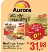 Oferta de Aurora - Hambúrguer por R$31,98 em Fort Atacadista