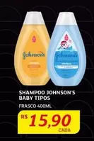 Oferta de Johnson's - Shampoo Baby Tipos por R$15,9 em Assaí Atacadista