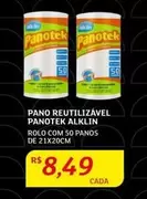 Oferta de Alklin - Pano Reutilizável Panotek por R$8,49 em Assaí Atacadista