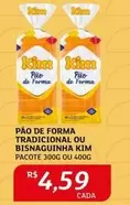 Oferta de De   - Pão De Forma Tradicional Ou Bisnaguinha por R$4,59 em Assaí Atacadista