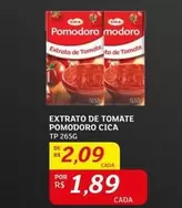 Oferta de Pomodoro - Extrato De Tomate por R$2,09 em Assaí Atacadista