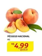 Oferta de Nacional - Pêssego Nacional por R$4,99 em Assaí Atacadista