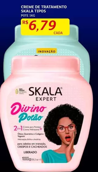 Oferta de Skala - Creme De Tratamento Tipos por R$6,79 em Assaí Atacadista