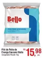 Oferta de Bello - Filé De Peito De Frango Sassami por R$15,98 em Fort Atacadista