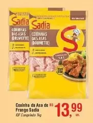 Oferta de Sadia - Coxinha Da Asa De Frango por R$13,99 em Fort Atacadista